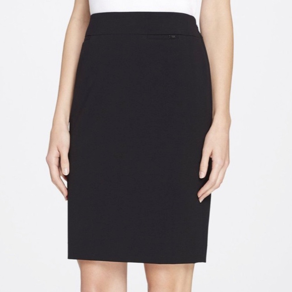 New black wide band Tahari ASL skirt